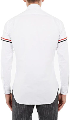 Thom Browne Striped Oxford Double Stripe Classic White Shirt Fall Edition MWL150E-00139-100 Purchase Thom Browne Striped Oxford Double Stripe Classic White Shirt Fall Edition MWL150E-00139-100