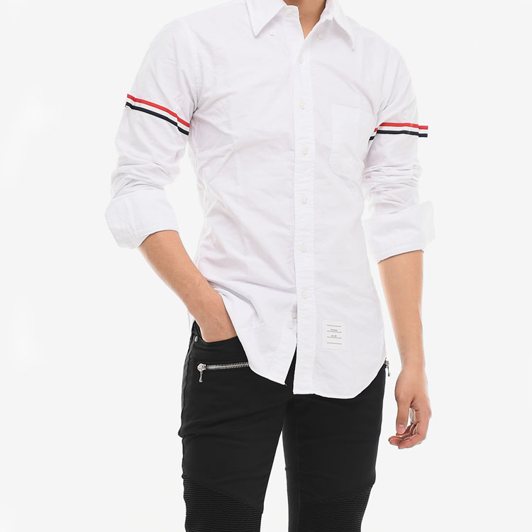 Thom Browne Striped Oxford Double Stripe Classic White Shirt Fall Edition MWL150E-00139-100 圖 7