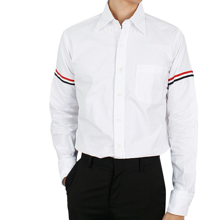 Thom Browne Striped Oxford Double Stripe Classic White Shirt Fall Edition MWL150E-00139-100 圖 8