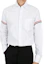 Cheap Thom Browne Striped Oxford Double Stripe Classic White Shirt Fall Edition MWL150E-00139-100