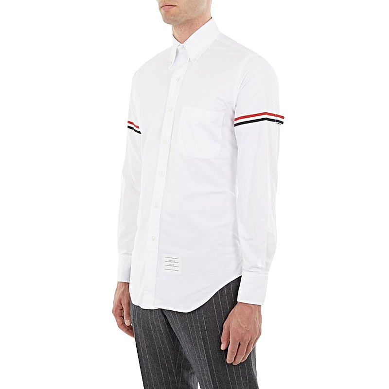 Thom Browne Striped Oxford Double Stripe Classic White Shirt Fall Edition MWL150E-00139-100 圖 9
