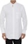 Purchase 톰 브라운 스트라이프 포인트 칼라 싱글브레스트 화이트 긴팔 셔츠 남성. MWL010E-F0313-100