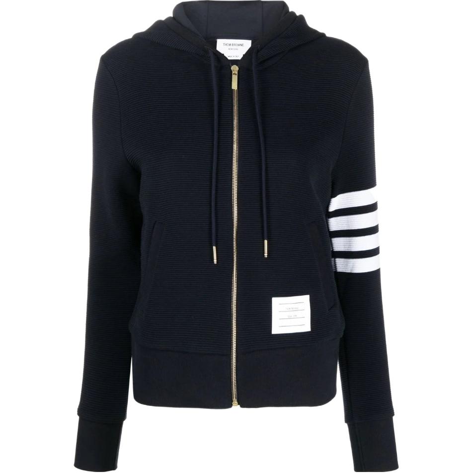 Thom Browne Striped Print Zip-Up Loose Jacket MJT329A-08138-415