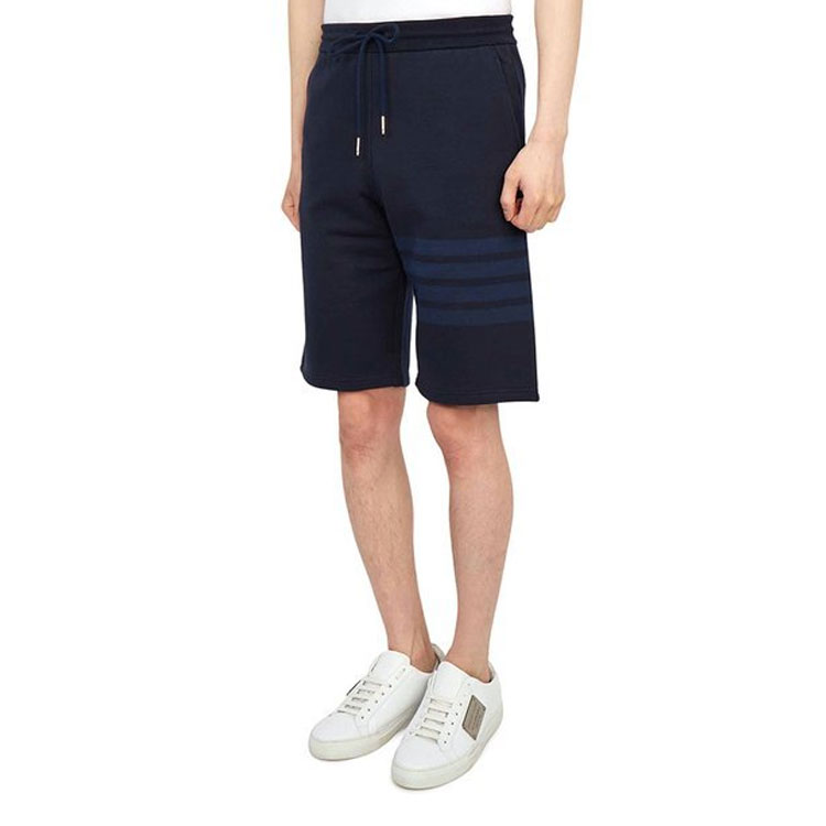 Purchase トム・ブラウン ストライプ ストレートネイビー ブルー ショートパンツ 夏エディション MJQ012A-06910-415