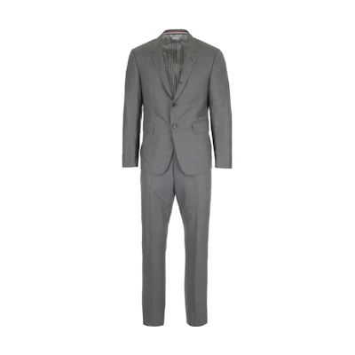 Thom Browne Super 120's Twill Suit Classic Mid Grey MSC001A-00626-035
