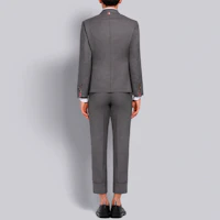 Shop Thom Browne Super 120's Twill Suit Classic Mid Grey MSC001A-00626-035