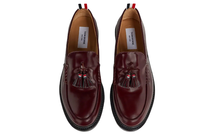 Thom Browne Tassel Loafers 'Burgundy' 圖 3