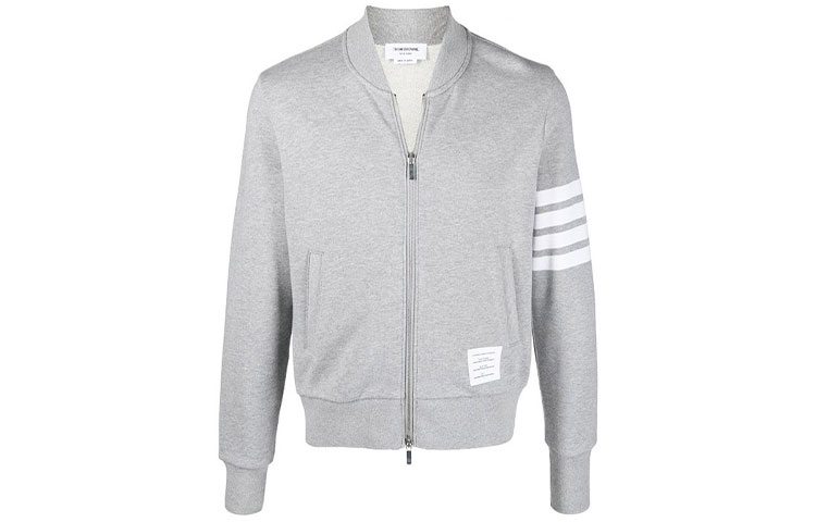 Thom Browne TB Classic Four-Stripe Athletic Fall Winter Jacket Men’s Gray MJT280A-00535-055