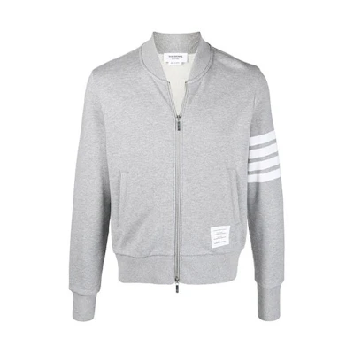 Thom Browne TB Classic Four-Stripe Athletic Fall Winter Jacket Men’s Gray MJT280A-00535-055