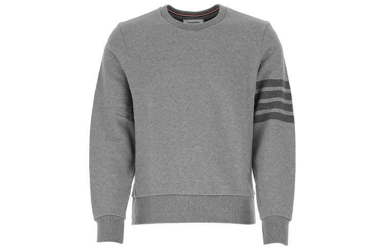 Thom Browne TB Gray Ivy Boy Classic Four-Stripe Knit Sweater Grey MJT248A-06910-035