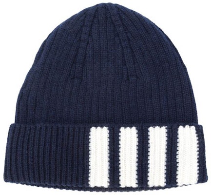 トム ブラウン TB ネイビー ニット ビーニー MKH009A00011-415 Lookbook トム ブラウン TB ネイビー ニット ビーニー MKH009A00011-415