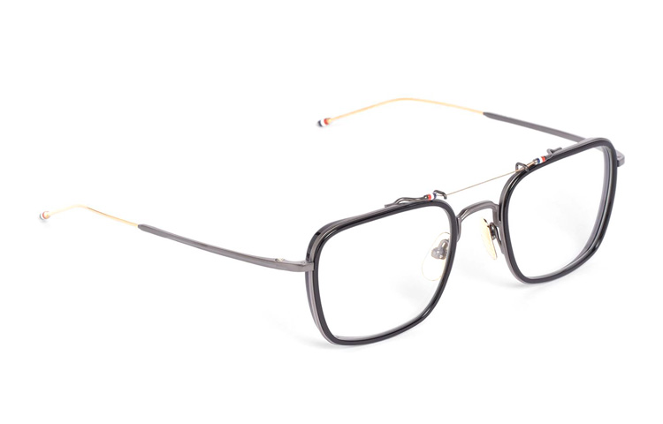 Lookbook トム ブラウン TB チタン 眼鏡 フレーム 男女兼用 日本製ハンドメイド TB816