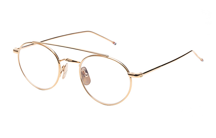 Order Thom Browne Bingkai Cermin Mata Lelaki Titanium Oval Optikal. TB101