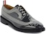 Thom Browne Trompe L'oeil Longwing Brogue 'Hitam Pebble' MFB164A00198001