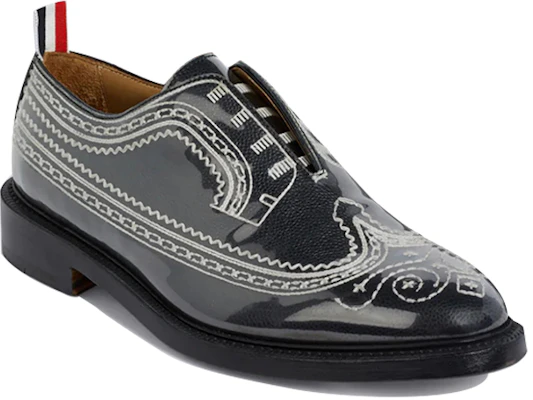 THOM BROWNE 卵石紋 Trompe L'oeil 正裝皮鞋 黑色 Lookbook THOM BROWNE 卵石紋 Trompe L'oeil 正裝皮鞋 黑色