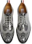 Shop THOM BROWNE 卵石紋 Trompe L'oeil 正裝皮鞋 黑色