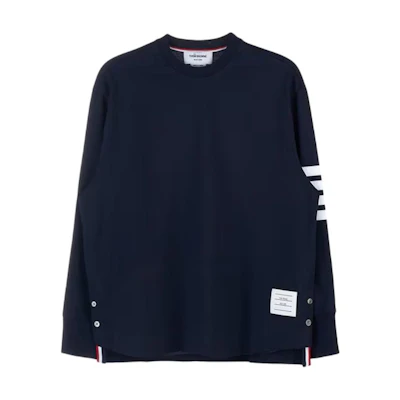 THOM BROWNE Unisex Pullover Sweatshirt FJS066A-06221-415