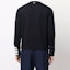 Shop Suéter de Punto con Cuello en V a Rayas Azul Thom Browne. MKC378A-Y1002-415