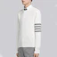 Purchase 톰 브라운 화이트 클래식 4-스트라이프 풀오버 니트 스웨터 MKA202A-00219-100