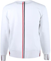 Order 톰브라운 화이트 크루넥 맨투맨 백 3-스트라이프 MJT085A-03377-100