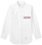 Order 톰 브라운 화이트 로고 긴팔 캐주얼 셔츠 MWL288A-00139-100