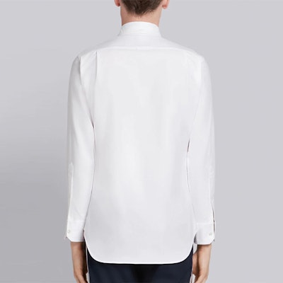 톰 브라운 화이트 로고 긴팔 캐주얼 셔츠 MWL288A-00139-100 Lookbook 톰 브라운 화이트 로고 긴팔 캐주얼 셔츠 MWL288A-00139-100