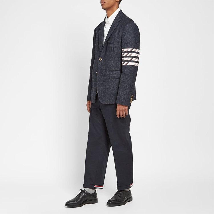 Thom Browne White Silk-Cuff Cotton Shirt Long Sleeve MWL010E-00906-114 圖 5