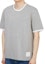 Sizing 톰브라운 화이트 트림 크루넥 반팔 티셔츠 MJS083A-00042-055