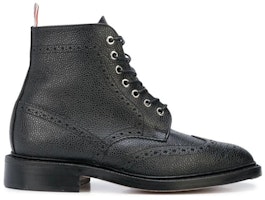 But Thom Browne Wingtip 'Pebble Grain Hitam'. MFR016A00198001 Order But Thom Browne Wingtip 'Pebble Grain Hitam'. MFR016A00198001