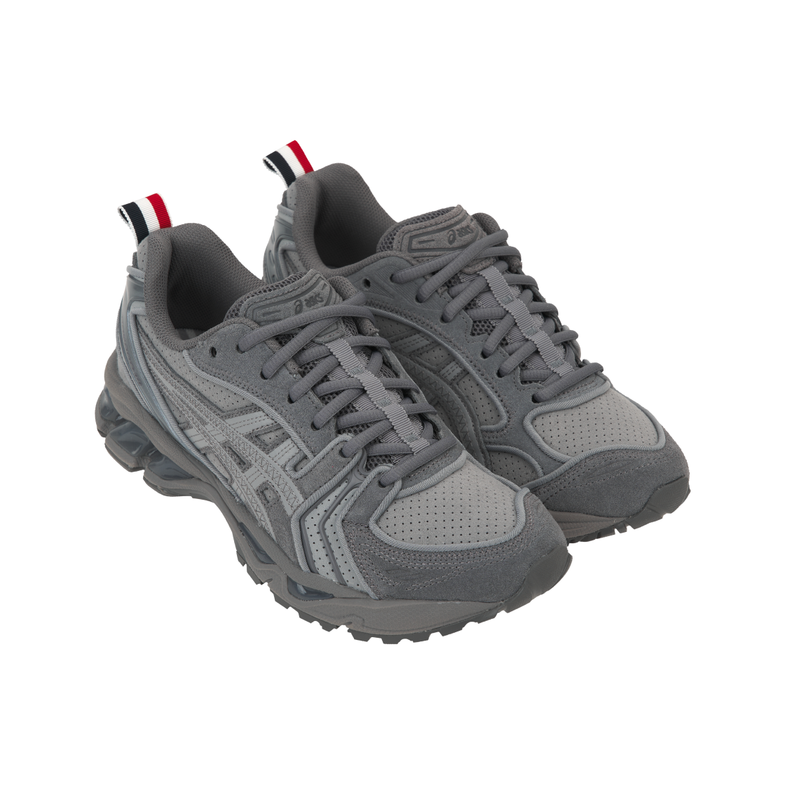 Shop Thom Browne x ASICS Gel Kayano 14 ''Kelabu''. 1203B110-020