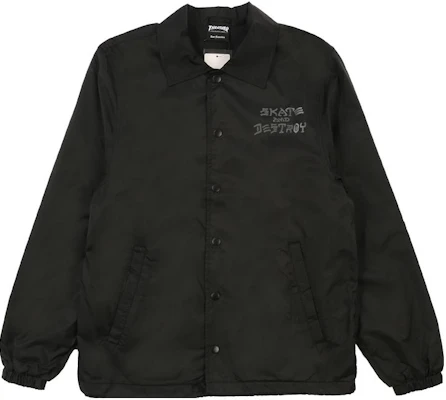 Thrasher 字母圖案寬鬆版長袖外套 黑色 日版 男女適用 THRAMJ044 Buy Thrasher 字母圖案寬鬆版長袖外套 黑色 日版 男女適用 THRAMJ044