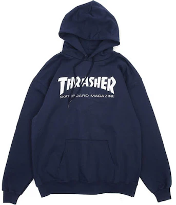Thrasher 基本款Logo連帽衫 海軍藍 男女款 美國版 113103/NY Buy Thrasher 基本款Logo連帽衫 海軍藍 男女款 美國版 113103/NY