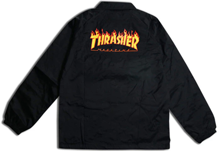 thrasher-coach-jacket-flame-design-unisex-black-us-version-144636-red