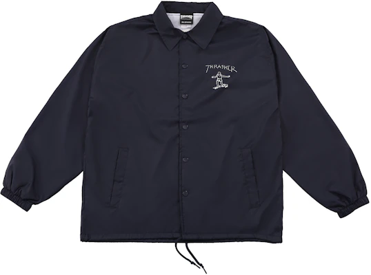 Thrasher 小標誌教練外套 男女通用 深藍色 TH8928C-NAVY Buy Thrasher 小標誌教練外套 男女通用 深藍色 TH8928C-NAVY