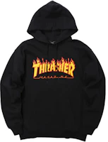 Thrasher Flame Logo Hoodie Unisex Pullover TRA-SS18-016 Thrasher Flame Logo Hoodie Unisex Pullover TRA-SS18-016