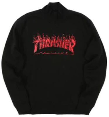 Thrasher 火焰標誌長袖衛衣 日本限定版 男女適用 黑色 THRAMW010 Buy Thrasher 火焰標誌長袖衛衣 日本限定版 男女適用 黑色 THRAMW010