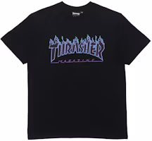 Thrasher Flame Logo Tee Black Unisex Japan Edition TRA-SS18-007 Thrasher Flame Logo Tee Black Unisex Japan Edition TRA-SS18-007