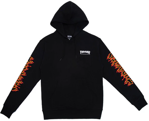 thrasher-flame-outline-pocket-hoodie-black-unisex-japanese-winter-edition-th-0319-po-04-blk
