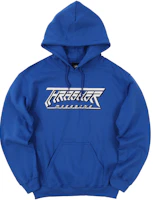 Thrasher Future Logo Flame Hoodie Blue - Unisex USA Edition. THRAMH14506 Thrasher Future Logo Flame Hoodie Blue - Unisex USA Edition. THRAMH14506