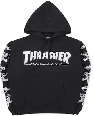 Thrasher宽松版印花休闲卫衣 男女同款 黑色 THRAMH104 Buy Thrasher宽松版印花休闲卫衣 男女同款 黑色 THRAMH104