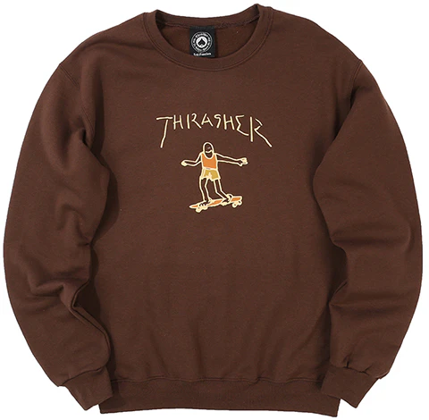 thrasher-hand-painted-skateboard-graphic-fleece-crewneck-sweatshirt-chocolate-unisex-144899