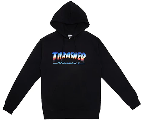 Thrasher 家鄉故障標誌連帽衫 日本版 中性款 - 黑色 TH0619-PO03BLK Buy Thrasher 家鄉故障標誌連帽衫 日本版 中性款 - 黑色 TH0619-PO03BLK
