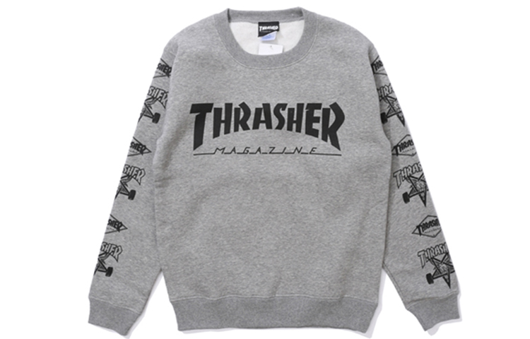 Thrasher Japan Exclusive Gray Crewneck Sweatshirt Unisex TH94159-GRAY