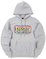 Thrasher Krak Skulls Hoodie Grey - Skeleton Print, Winter Unisex US Version. 144901 Thrasher Krak Skulls Hoodie Grey - Skeleton Print, Winter Unisex US Version. 144901