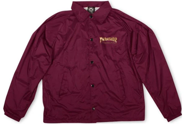 Thrasher 字母星星印花宽松夹克 男女同款 红色 THR-23SS-087 Buy Thrasher 字母星星印花宽松夹克 男女同款 红色 THR-23SS-087