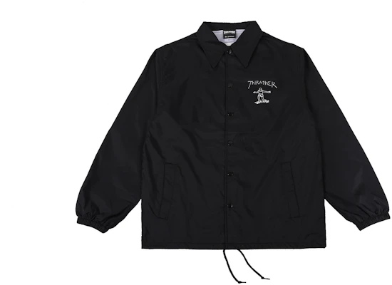 Thrasher 小標誌圖案外套 日本版 男女通用 黑色 - 禮物推薦 TH8928C-BLACK Buy Thrasher 小標誌圖案外套 日本版 男女通用 黑色 - 禮物推薦 TH8928C-BLACK