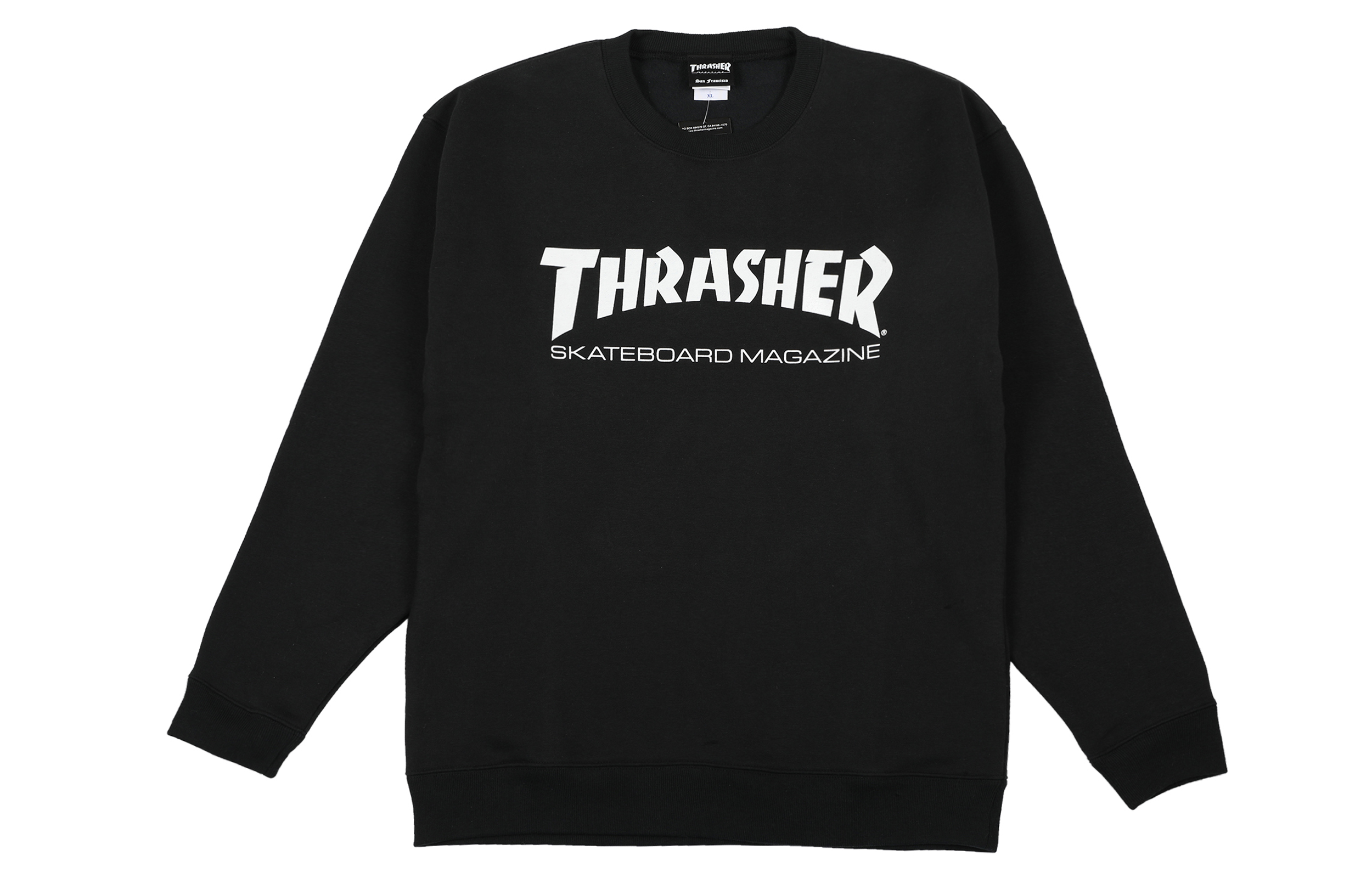 Thrasher Logo Hoodie Japan Edition Unisex Black. TH8401BLACK/WHITE