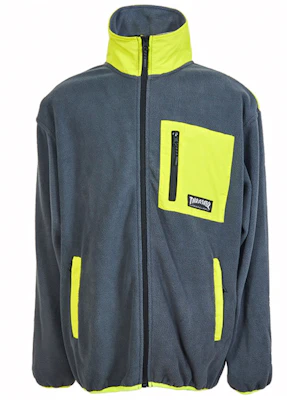 스래셔 로고 패치워크 재킷 일본 에디션 유니섹스 - 그레이 TH0420-3701CHA Buy 스래셔 로고 패치워크 재킷 일본 에디션 유니섹스 - 그레이 TH0420-3701CHA