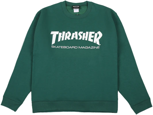 Thrasher 標誌連帽衫 常青款 男女日版 TH8401-IVY-GREEN/WHITE Buy Thrasher 標誌連帽衫 常青款 男女日版 TH8401-IVY-GREEN/WHITE