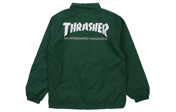 Thrasher Mag Coach Jacket Green Japan Edition Unisex. TH8901C-GREEN